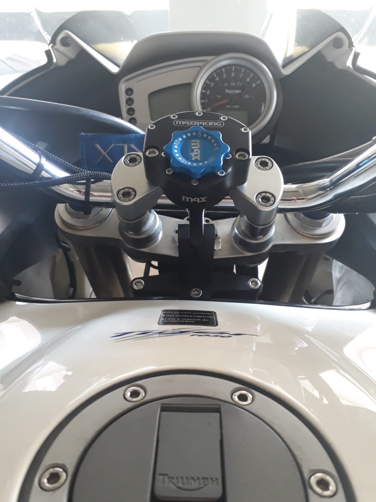 MaxRacing MAX20 Steering Damper - Triumph - Tiger 1050 (2007-2013)