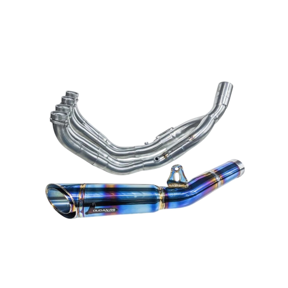 LOUGAN-RS FULL SYSTEM with TITANIUM TIP and PIPE LINK BMW S1000RR (2010-2018)