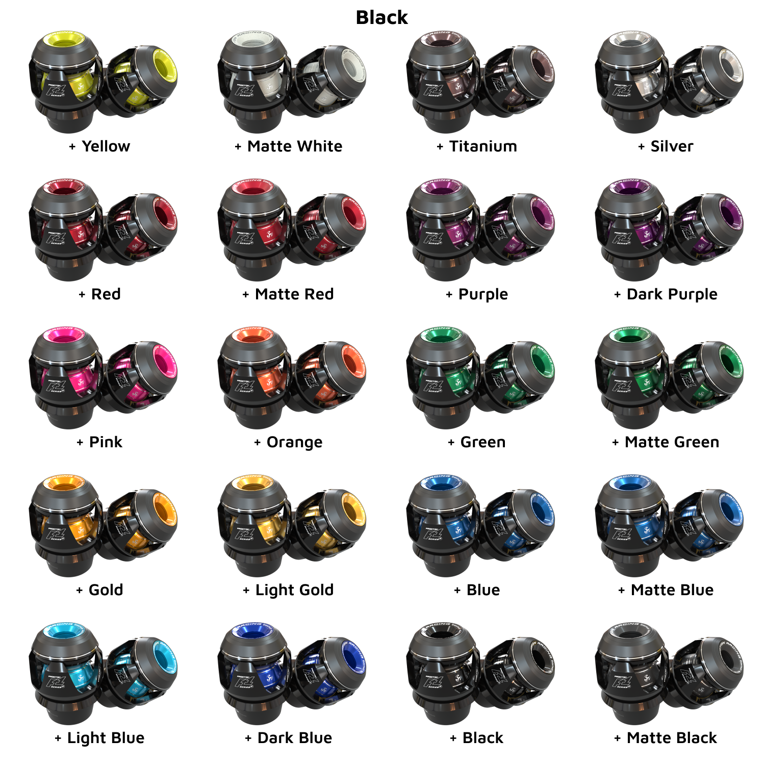 Procton F1 Frame Slider - Custom Colors (Impact Head Only)