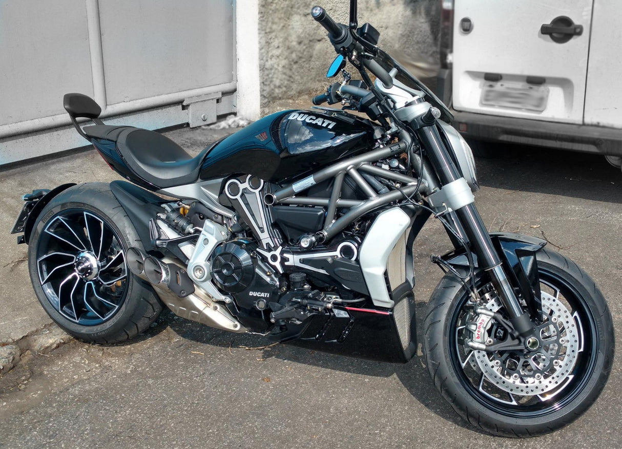 Ducati - XDiavel 2016-on - Procton Racing Rotational Impact System – Frame Sliders F1