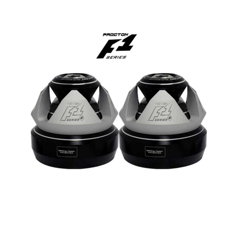Procton F1 Front Axle Slider - Kawasaki - Versys 1000/ZX6R-636/ZX10R/ZX14 Color: Matte White