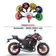 MaxRacing MAX20 Steering Damper - Kawasaki - Z650 (2022-up) Base Color: Black Regulator Color: Black