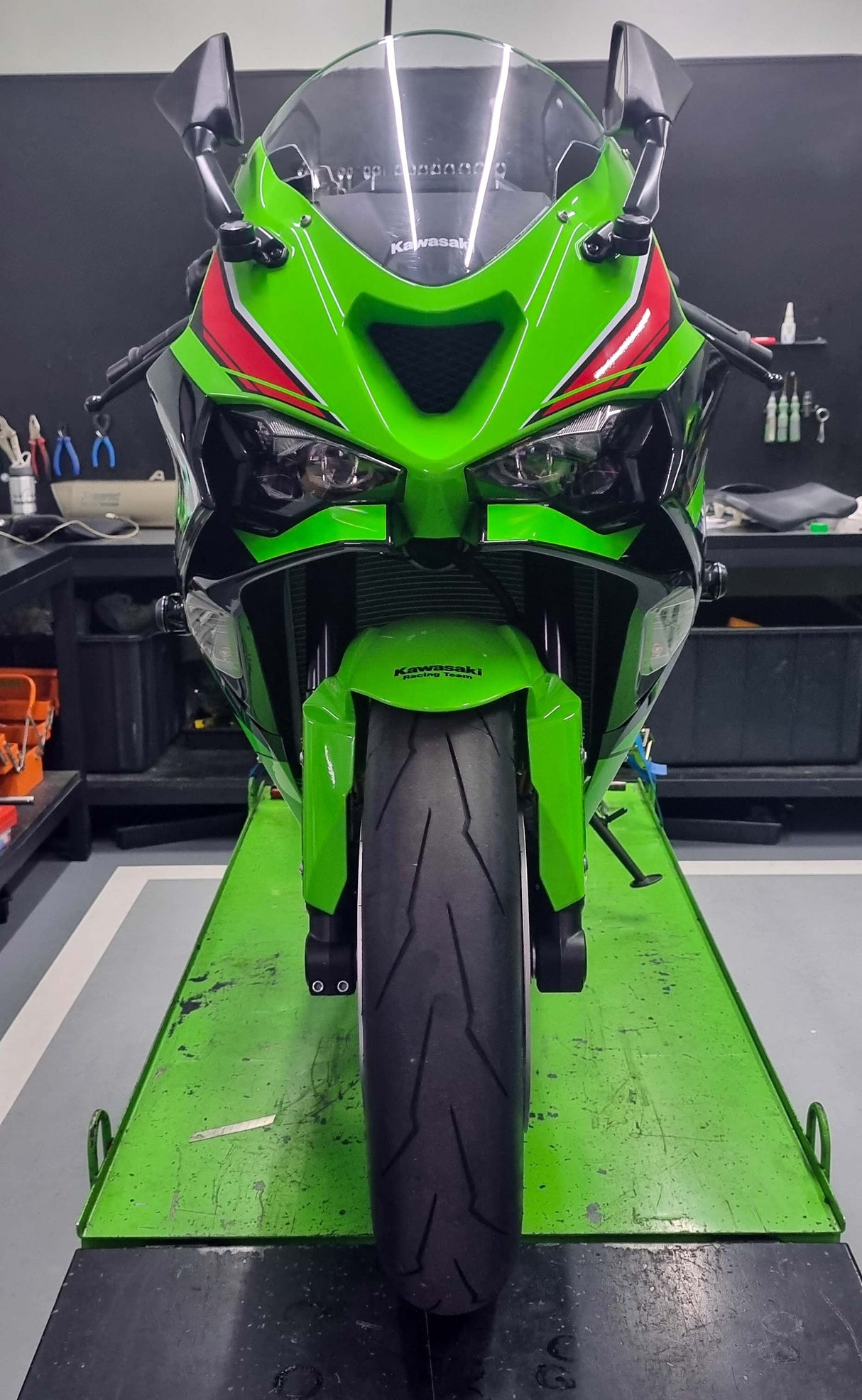 Kawasaki - ZX-6R 636 (2013-2023) - Procton Racing Rotational Impact System – Frame Sliders F1