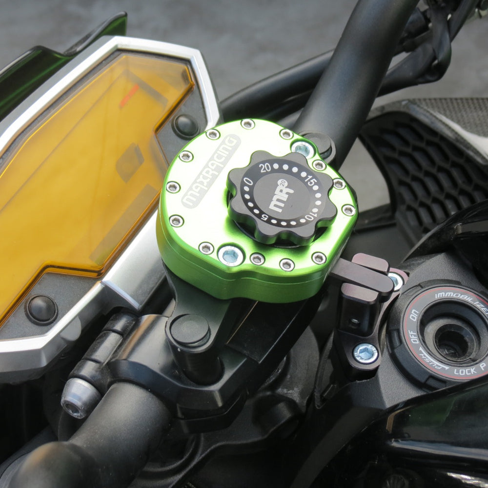 MaxRacing MAX20 Steering Damper for Kawasaki Z1000 (2013 and Older)