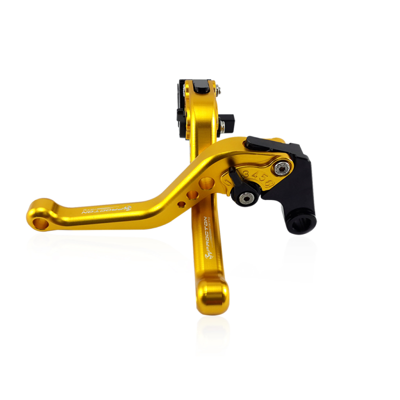 Procton Brake / Clutch Levers Set - Honda - CBR 1000 RR / Fireblade / SP (2008-2016) (F-33/Y-688H) Size: Short Lever Color: Gold
