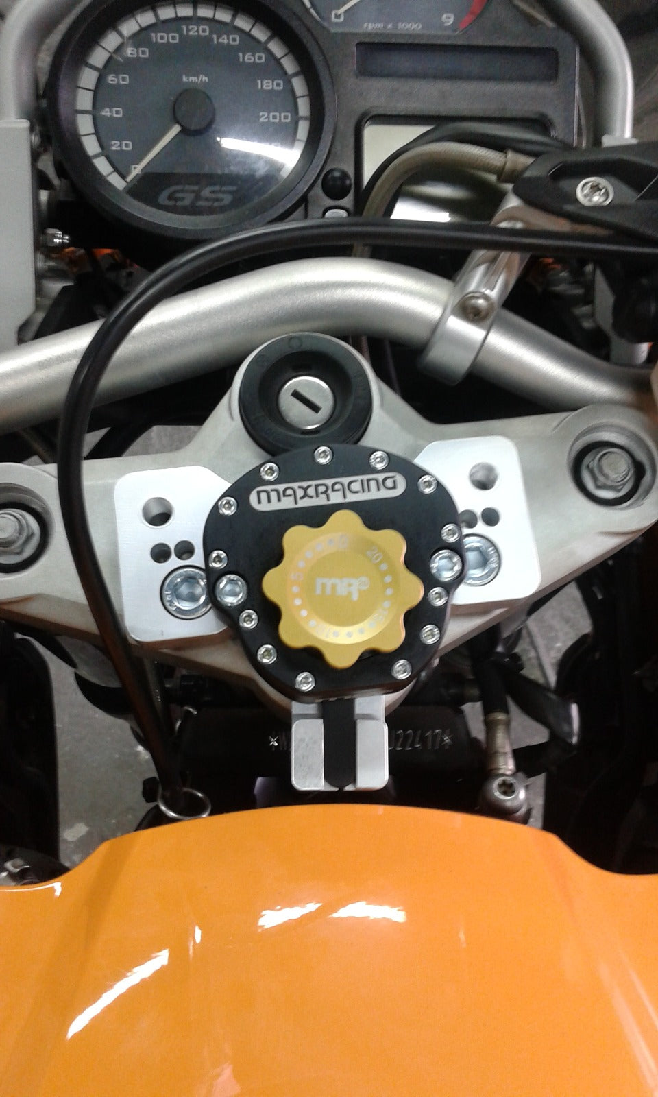 MaxRacing MAX20 Steering Damper - BMW - R1200 GS (2012 and Older)
