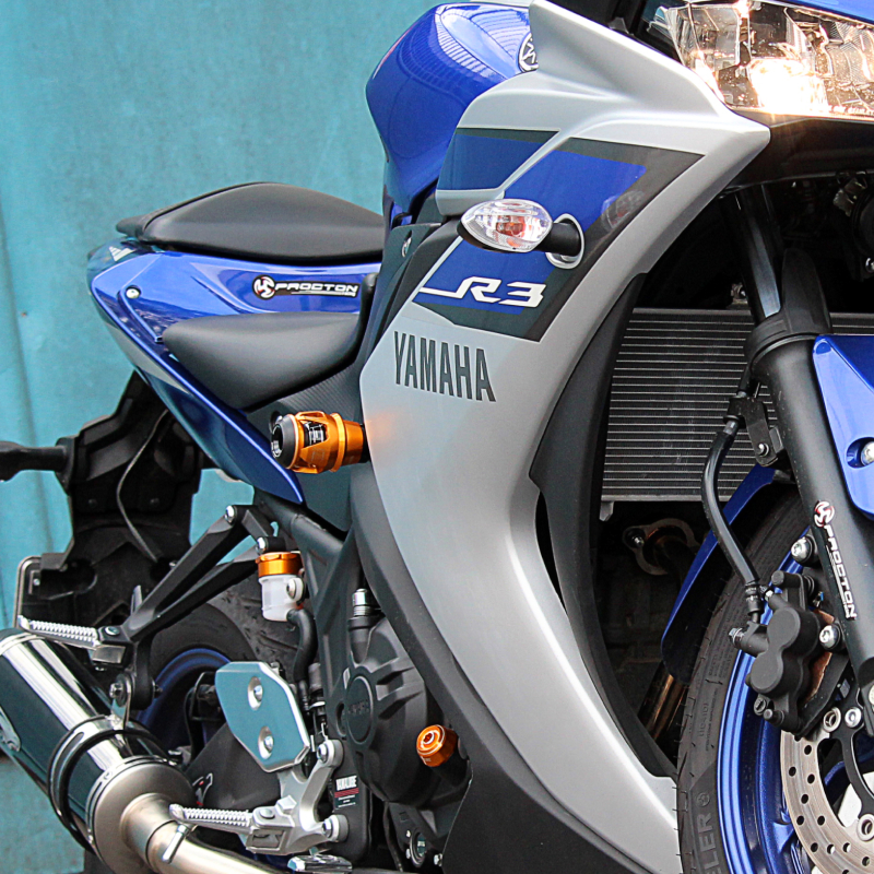 Procton S Frame Slider - Yamaha - R3 (2015-2018) Color: Black