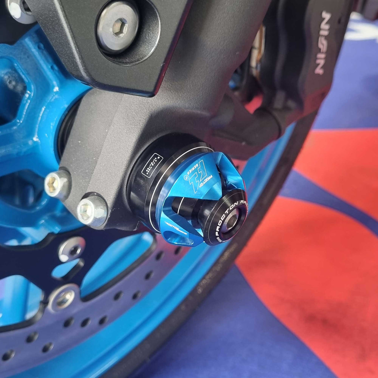 Procton F1 Front Axle Slider for Suzuki GSX-8S | GSX-8R (2024-up)