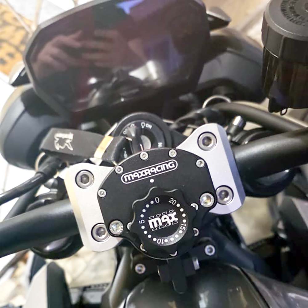 MaxRacing MAX20 Steering Damper - Triumph - Street Triple 765 RS (2013-on)
