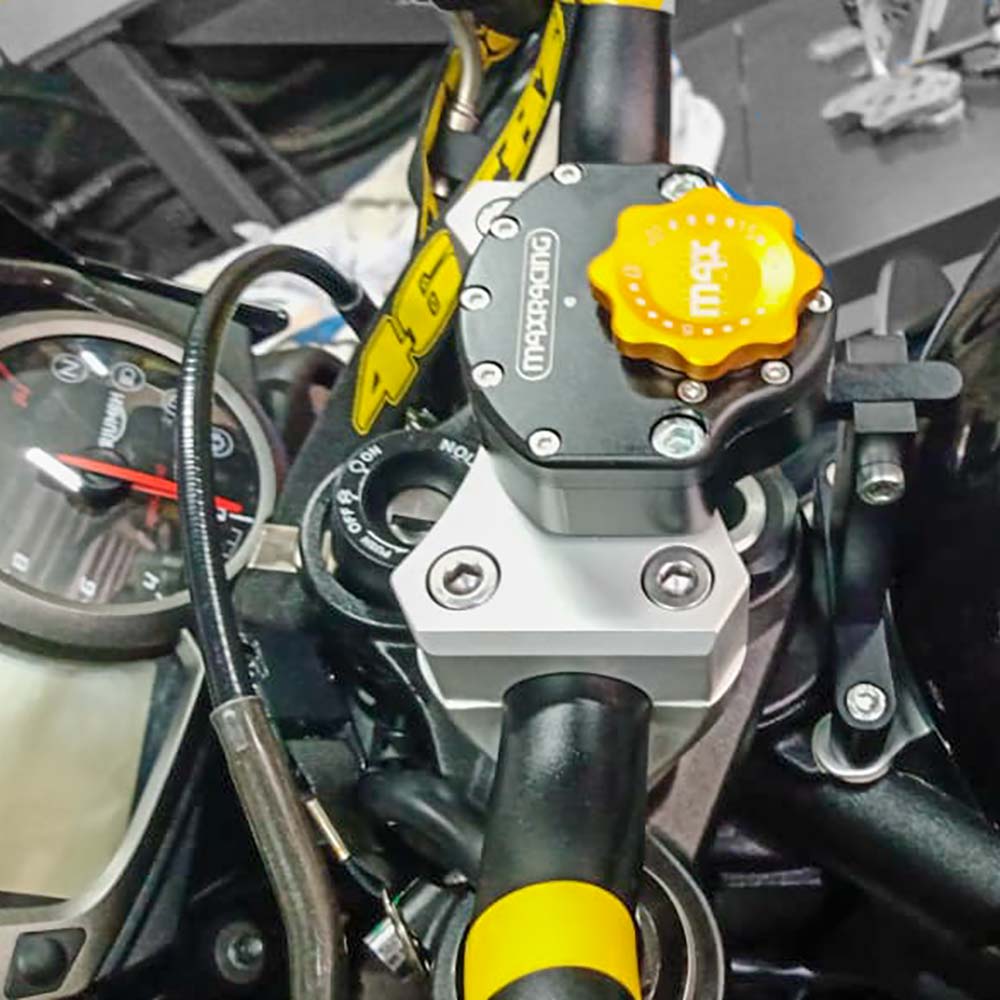 MaxRacing MAX20 Steering Damper for Triumph Street Triple 765 RS (2013-up)