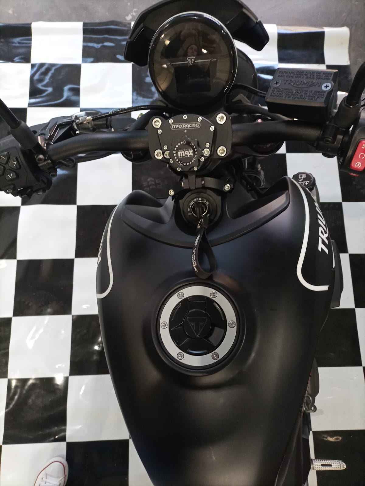 MaxRacing MAX20 Steering Damper - Triumph - Trident 660