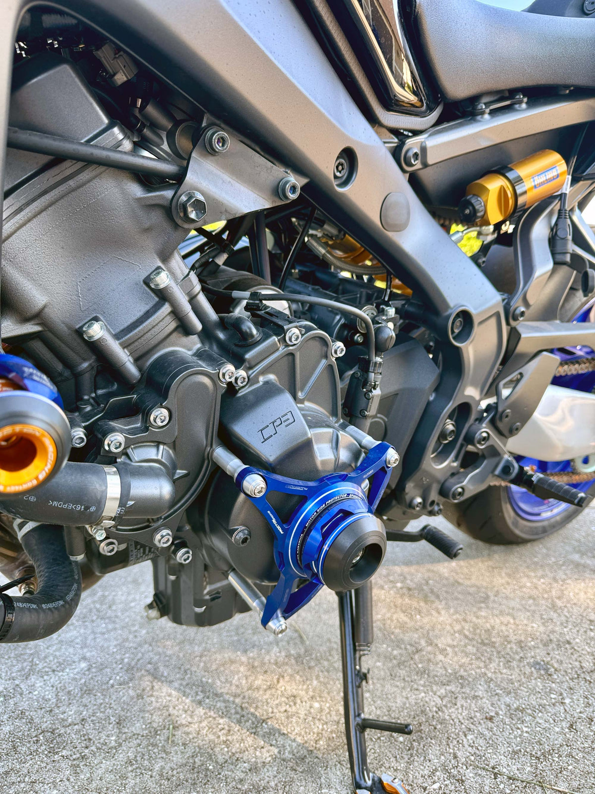 2014-on Yamaha MT-09 / SP | FZ-09 | XSR 900 | Tracer 900 / GT - Procton Engine Cover Slider Case Protector - Left Side