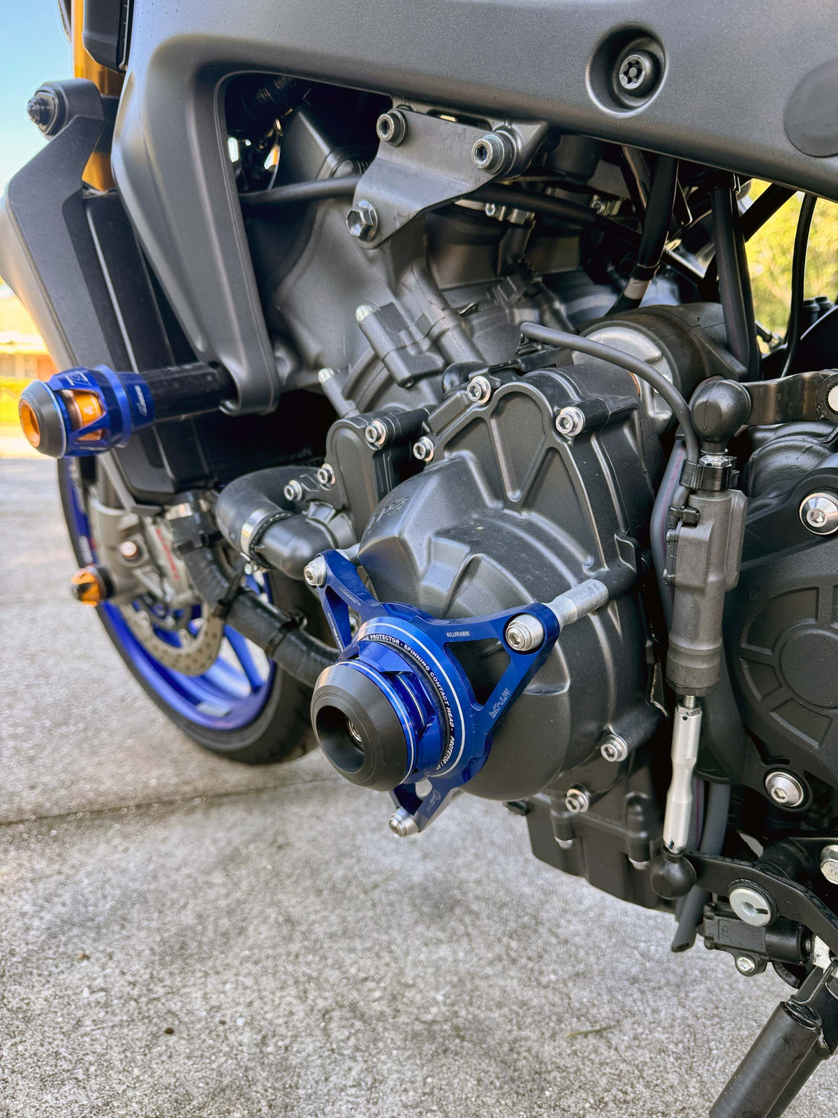 2014-on Yamaha MT-09 / SP | FZ-09 | XSR 900 | Tracer 900 / GT - Procton Engine Cover Slider Case Protector - Left Side