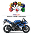 MaxRacing MAX20 Steering Damper - Yamaha - YZF R1 (2007-2008) Base Color: Black Regulator Color: Black