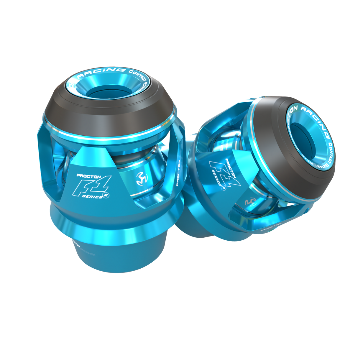 Procton F1 Frame Slider - KTM - DUKE 200/390 (2012-up) Color: Light Blue