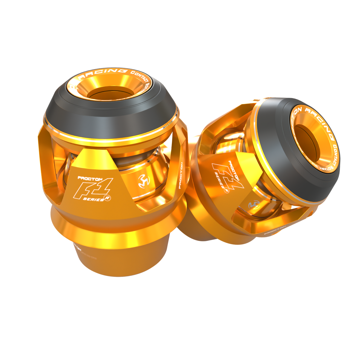 Procton F1 Frame Slider - KTM - DUKE 200/390 (2012-up) Color: Gold