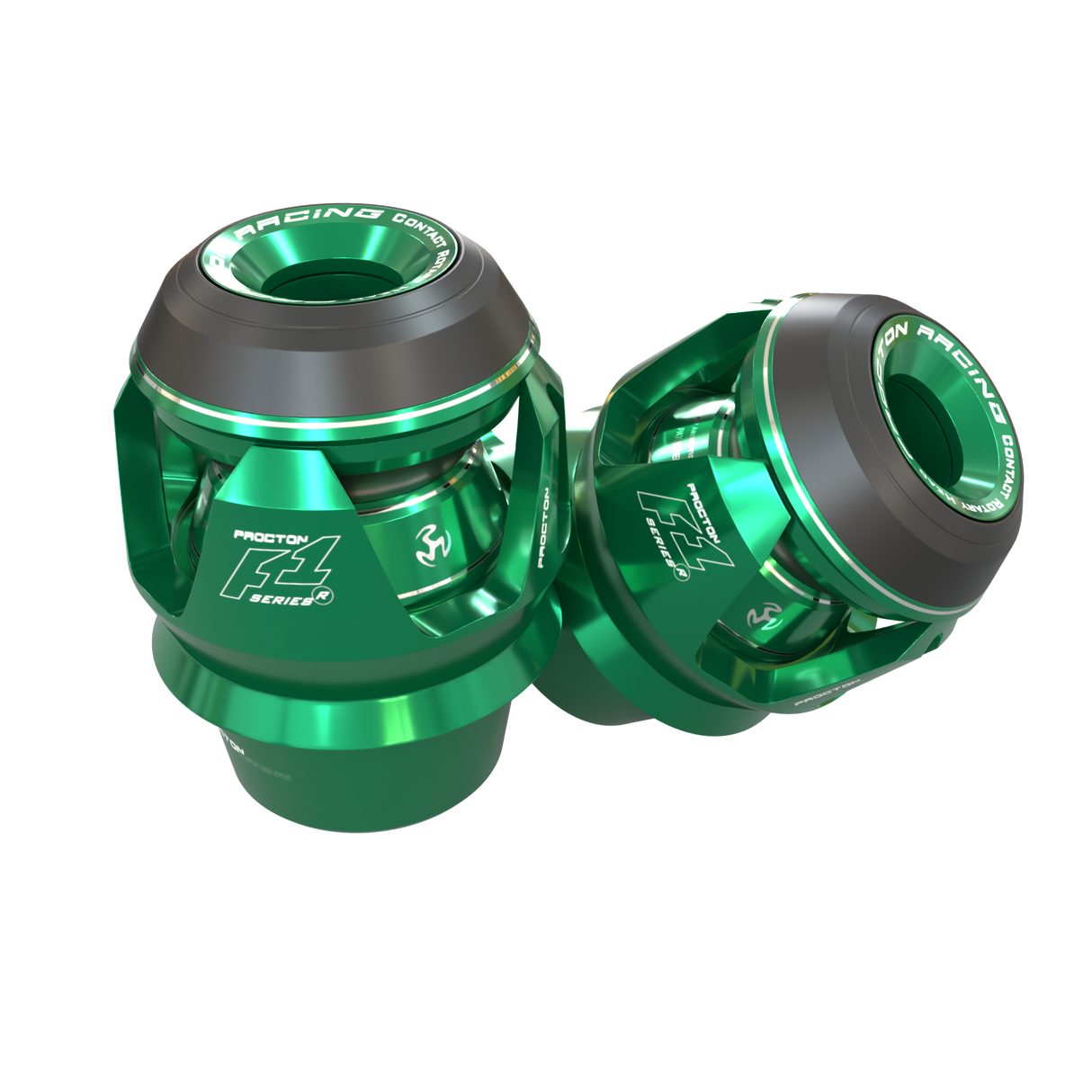 Procton F1 Frame Slider - KTM - DUKE 200/390 (2012-up) Color: Green