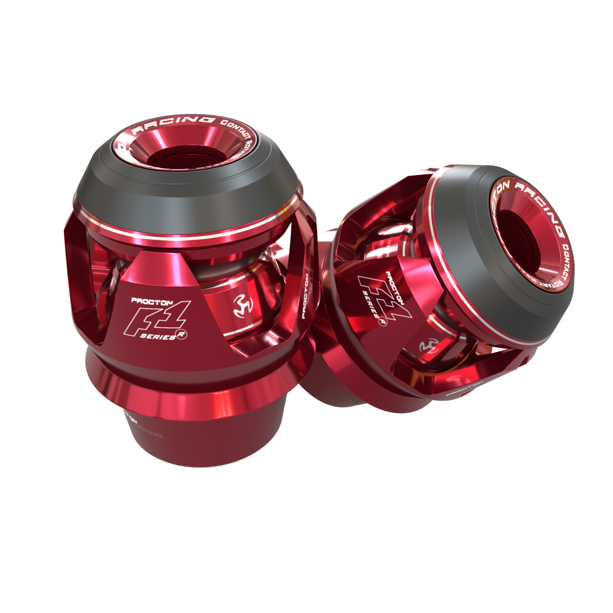 Procton F1 Frame Slider - KTM - DUKE 200/390 (2012-up) Color: Red