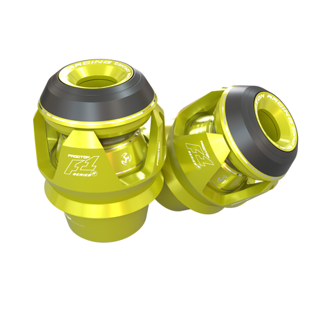 Procton F1 Frame Slider - Kawasaki - Ninja 650R (2017-up) Color: Yellow