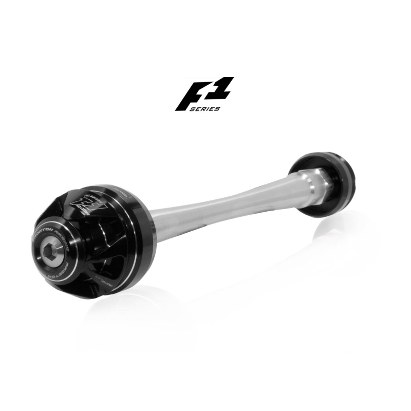 Procton F1 Front Axle Slider - Kawasaki - Z750 / Z800 / Z900 / Z1000 Color: Orange