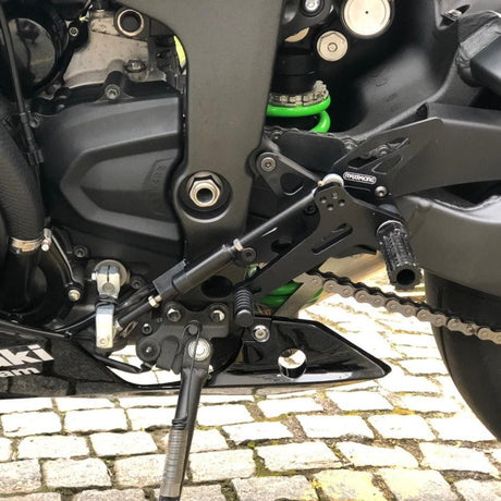 MaxRacing Rearsets - Kawasaki - ZX-6R 636 (Without Quick Shifter)