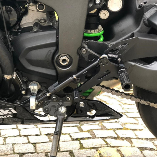 MaxRacing Rearsets - Kawasaki - ZX-6R 636 (Without Quick Shifter)