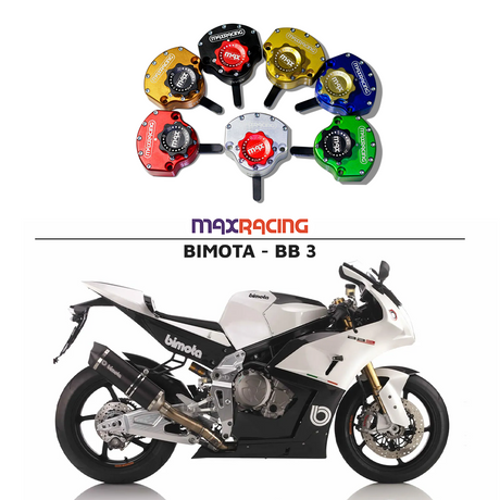 MaxRacing MAX20 Steering Damper - BIMOTA - BB 3 Base Color: Black Regulator Color: Black