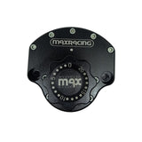 MaxRacing MAX10 Steering Damper - Honda - CG 150 EX/ESD Base Color: Black Regulator Color: Black