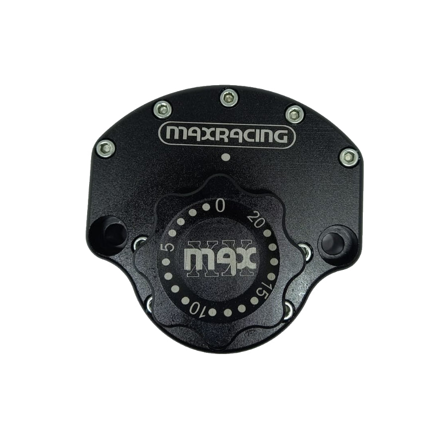 MaxRacing MAX20 Steering Damper - Triumph - Tiger 1050 Sport Base Color: Black Regulator Color: Black