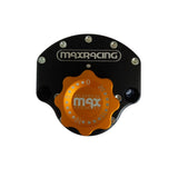 MaxRacing MAX10 Steering Damper - Honda - CB 500 F - Fat Bar (2014 and Newer) Base Color: Black Regulator Color: Orange