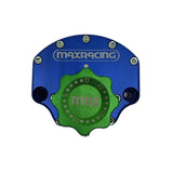 MaxRacing MAX20 Steering Damper - Honda - CBR 650 R (2019-up) Base Color: Blue Regulator Color: Green