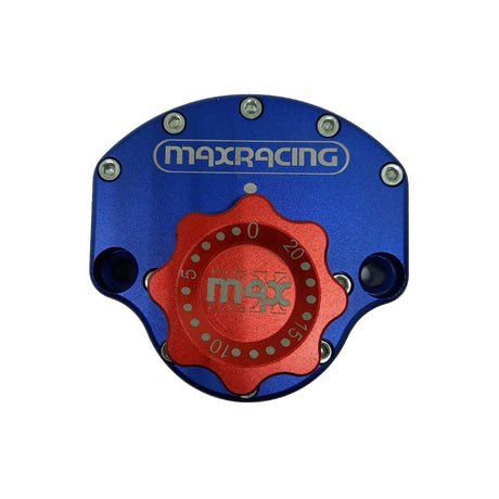 MaxRacing MAX20 Steering Damper - Honda - CBR600 F2 Base Color: Blue Regulator Color: Red