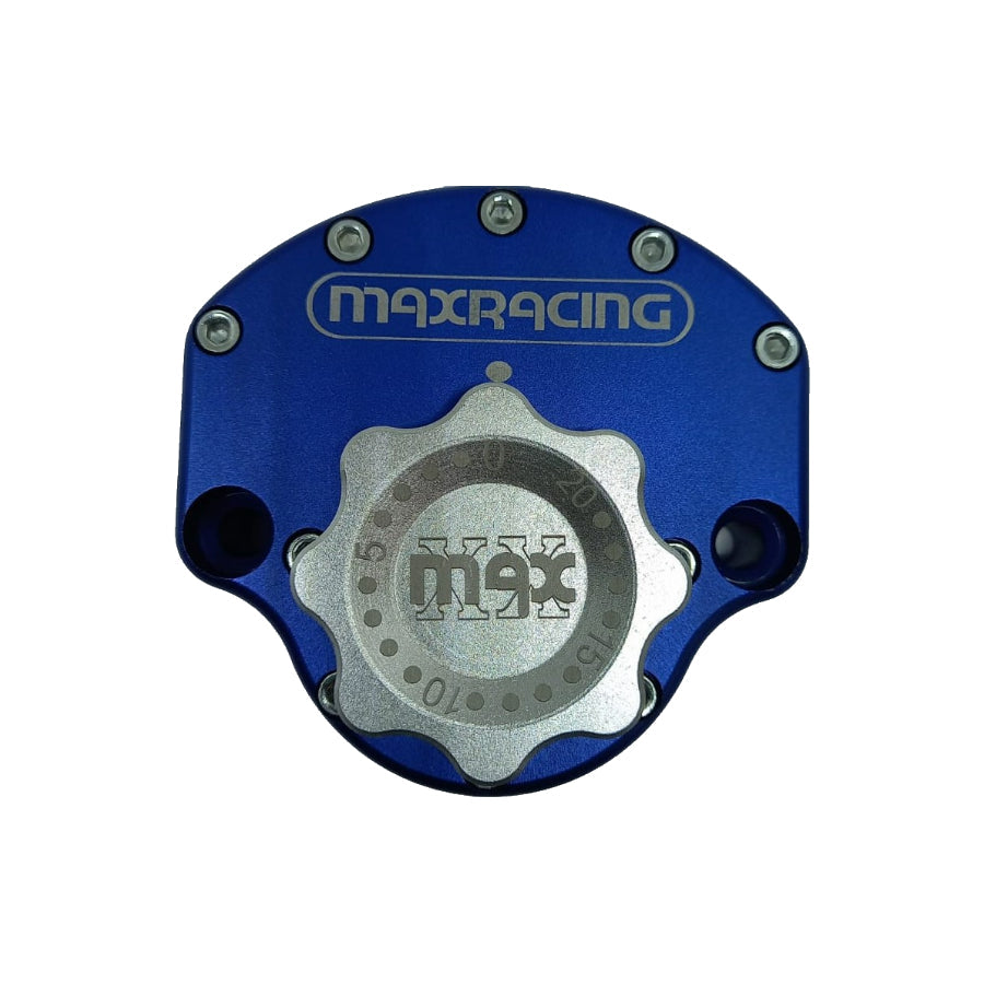 MaxRacing MAX20 Steering Damper - BUELL - XB 12 SS Base Color: Blue Regulator Color: Silver