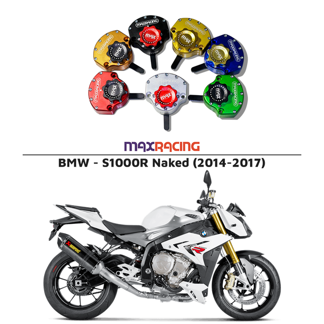 MaxRacing MAX20 Steering Damper - BMW - S1000R Naked (2014-2017) Base Color: Black Regulator Color: Black