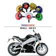 MaxRacing MAX20 Steering Damper - BUELL - XB 9 S Base Color: Black Regulator Color: Black