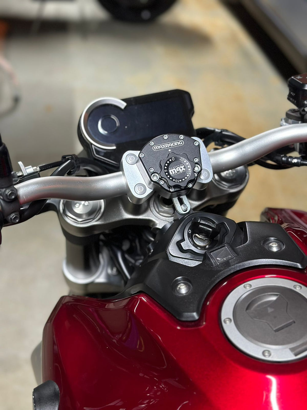 MaxRacing MAX20 Steering Damper for Honda CB 1000 R Neo Cafe (2018-2024)