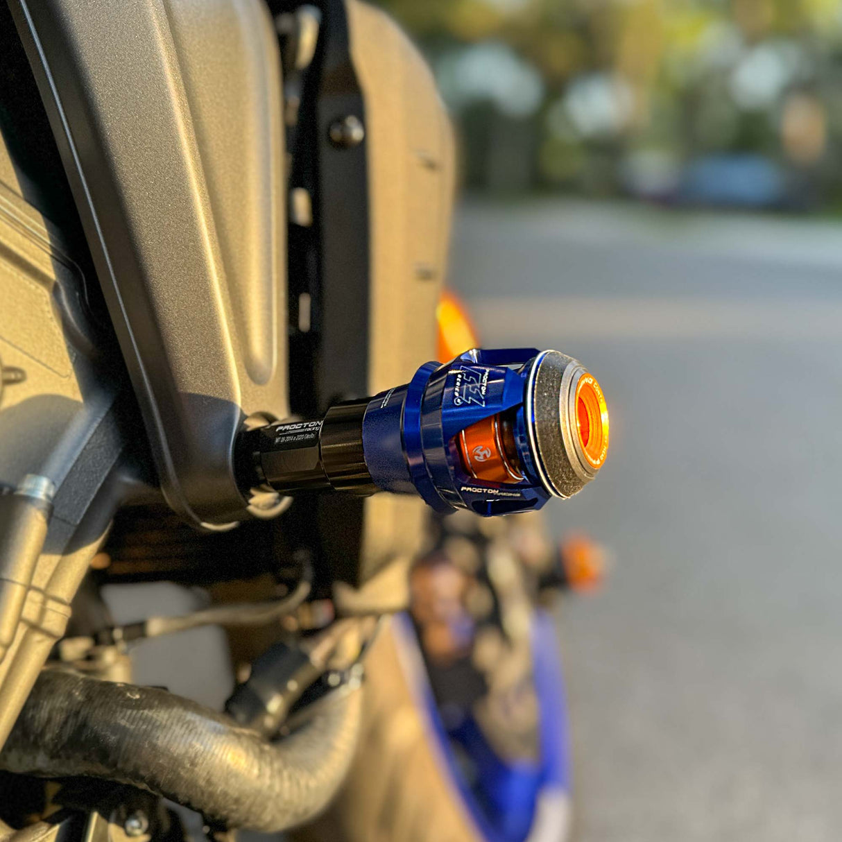 Yamaha - MT-09 / SP | FZ-09 | XSR 900 | Tracer 900 / GT (2014-2020) - Procton Racing Rotational Impact System – Frame Sliders F1
