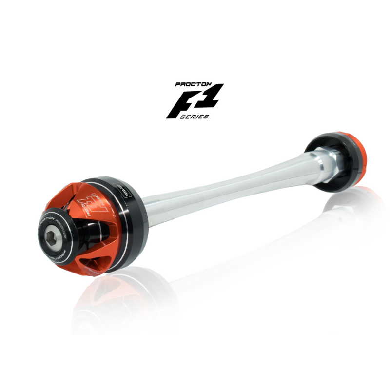 Procton F1 Front Axle Slider - Ducati - Monster 797 Color: Orange