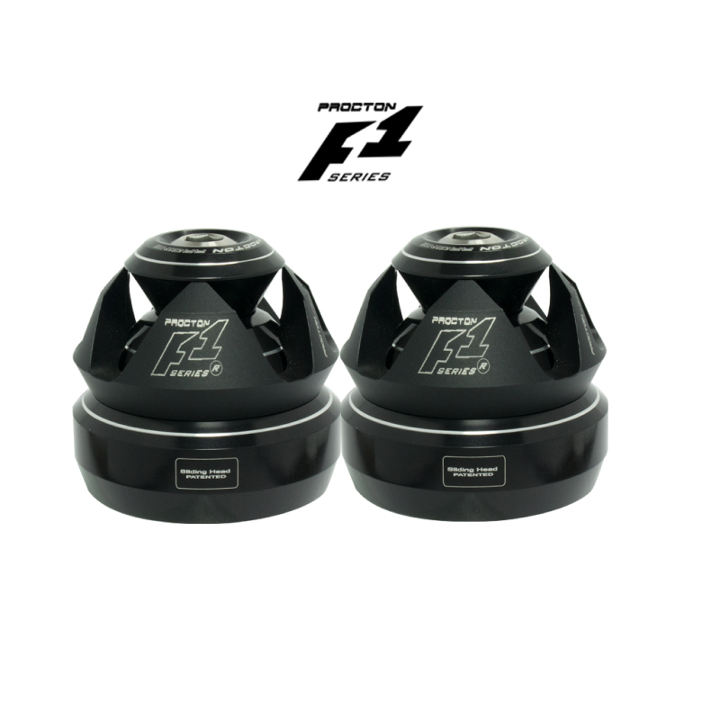 Procton F1 Front Axle Slider - Kawasaki - Versys 1000/ZX6R-636/ZX10R/ZX14 Color: Black