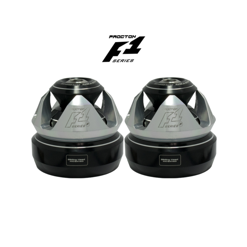 Procton F1 Front Axle Slider - Kawasaki - Versys 1000/ZX6R-636/ZX10R/ZX14 Color: Silver