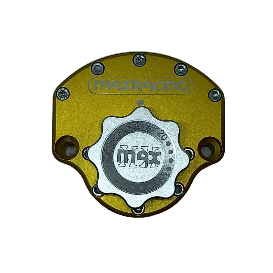 MaxRacing MAX20 Steering Damper - MV Agusta - F4 Base Color: Gold Regulator Color: Silver