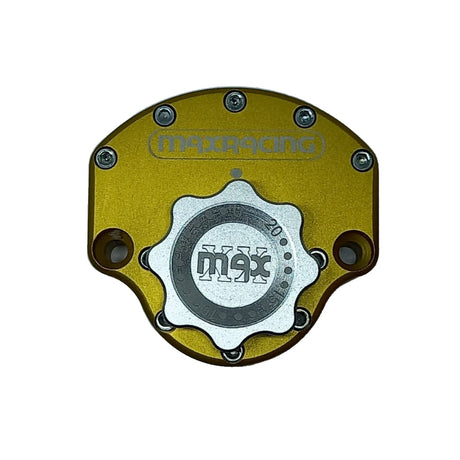 MaxRacing MAX20 Steering Damper - Suzuki - Bandit 1250 FA (1999 and Older) Base Color: Gold Regulator Color: Silver