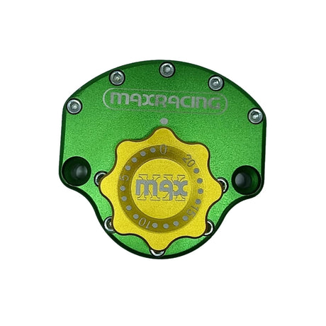 MaxRacing MAX20 Steering Damper - Suzuki - Hayabusa (2003-2007) Base Color: Green Regulator Color: Gold