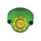 MaxRacing MAX20 Steering Damper - Yamaha - MT-09 / SP - Fat Bar (2014-2020) Base Color: Green Regulator Color: Gold