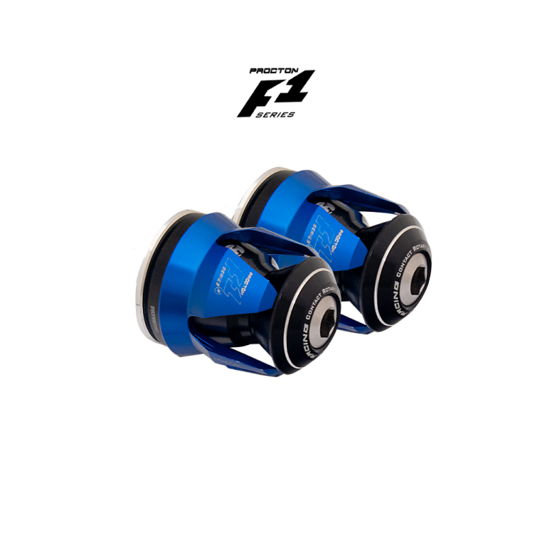 Procton F1 Handlebar End Weight Balance - Yamaha - XJ6N (2016-2019) | MT-07 | FZ-07 | MT-09 Color: Blue