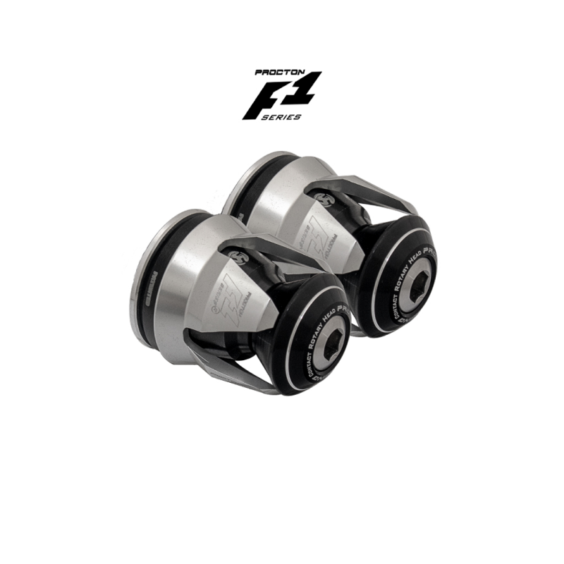 Procton F1 Handlebar End Weight Balance - Yamaha - XJ6N (2016-2019) | MT-07 | FZ-07 | MT-09 Color: Silver