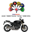 MaxRacing MAX20 Steering Damper - Honda - CB600 F Hornet - Fat Bar (2008-2014) Base Color: Black Regulator Color: Black