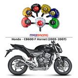 MaxRacing MAX20 Steering Damper - Honda - CB600 F Hornet (2005-2007) Base Color: Black Regulator Color: Black