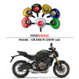 MaxRacing MAX20 Steering Damper - Honda - CB 650 R (2019-up) Base Color: Black Regulator Color: Black