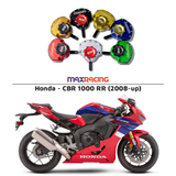 MaxRacing MAX20 Steering Damper - Honda - CBR 1000 RR (2008-up) Base Color: Black Regulator Color: Black